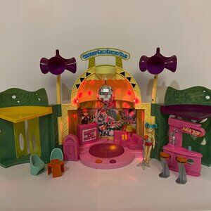 Blue Box Glitter Ball Dance Club Doll Playset LIGHTS UP